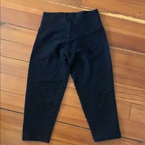 Booty by Brabants Croco Skin Cropped Leggings